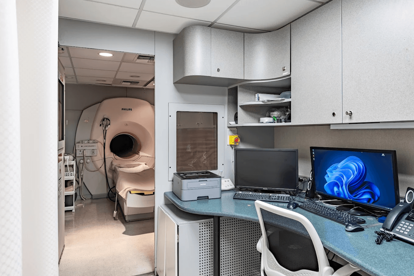 MRI room at Mountain Spine & Orthopedics South Miami, Florida