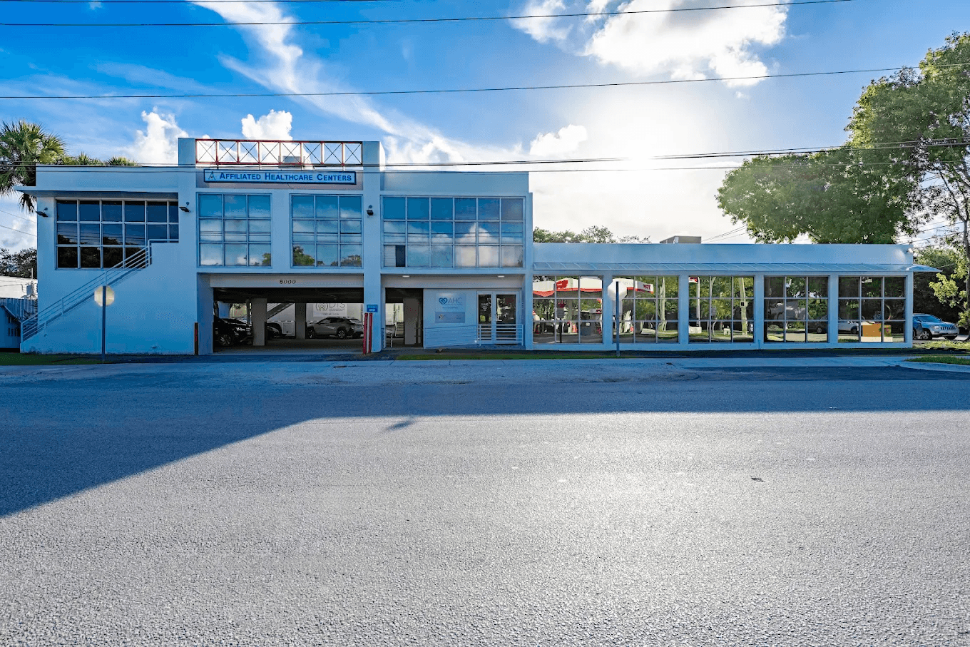 Building exterior at Mountain Spine & Orthopedics South Miami, Florida