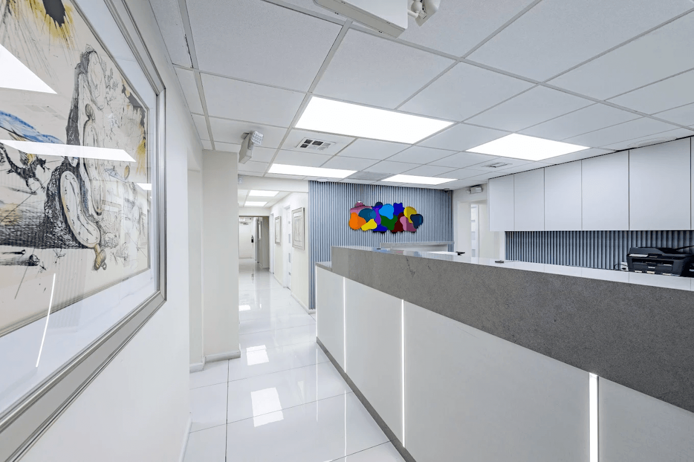Interior hallway at Mountain Spine & Orthopedics South Miami, Florida