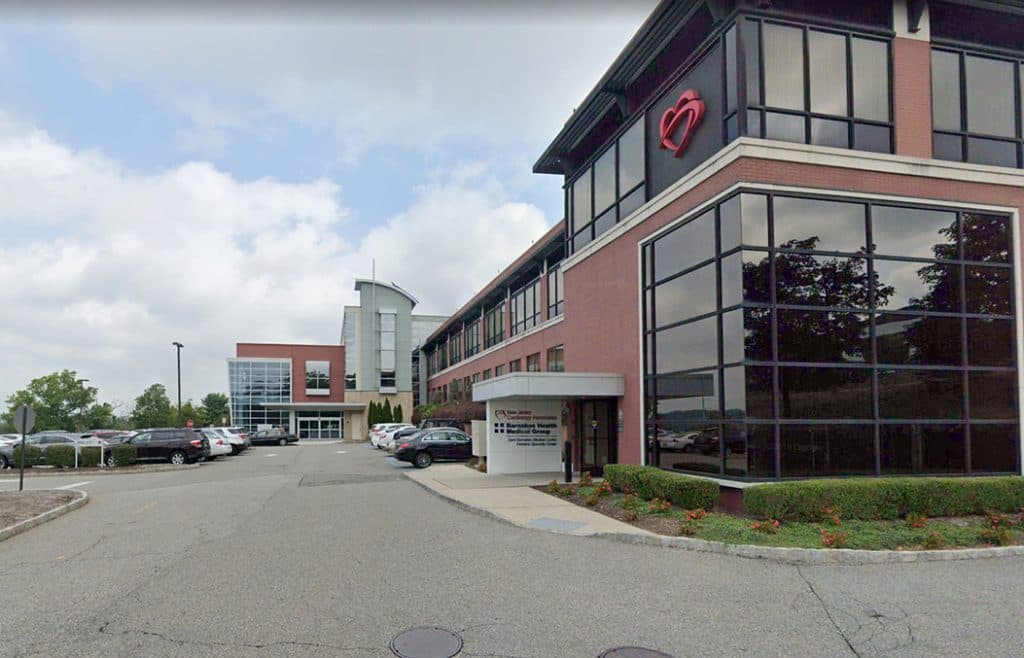 Building exterior at Mountain Spine & Orthopedics West Orange Surgery Center, NJ